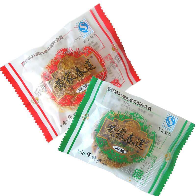 正宗金华黄家春莲酥饼梅干菜三层肉大小薄红糖24只辣原味特产糕点