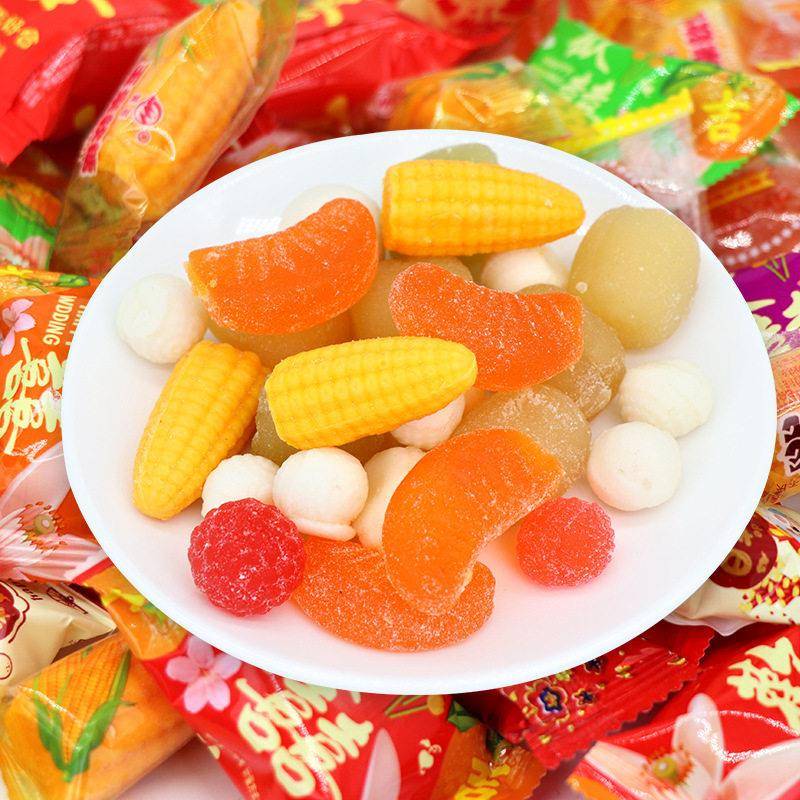 糖果大礼包多种混合口味软糖组合装混搭年货礼包整箱甜品