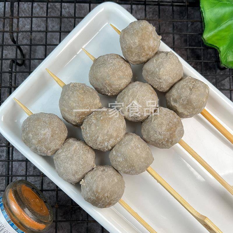 新品鼎味泰牛肉丸10串关东煮麻辣烫烧烤食材牛肉丸711便利店同款