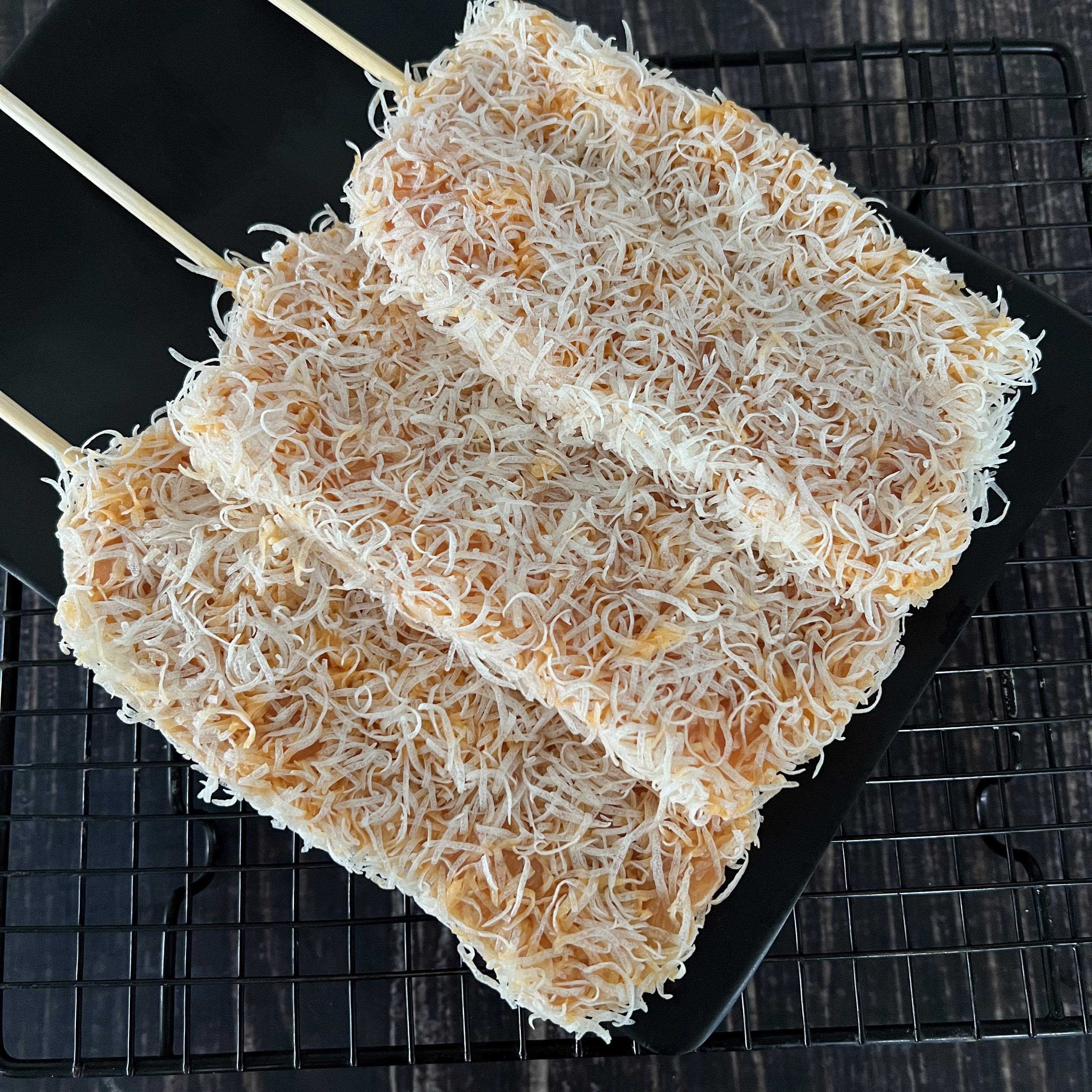 新品容帝金丝纯肉排串油炸小吃鸡排鸡肉串商用冷冻半成品小吃炸串