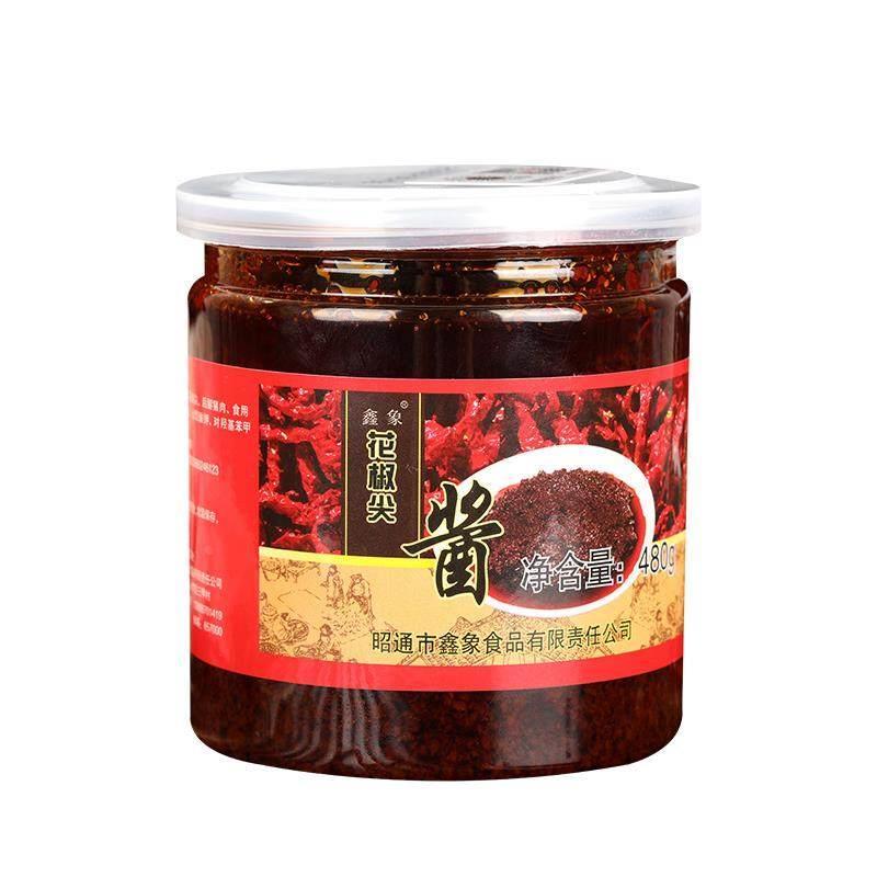 云南特色昭通酱新乡椒尖酱手工酱油麻辣米粉帽老酱面调味料