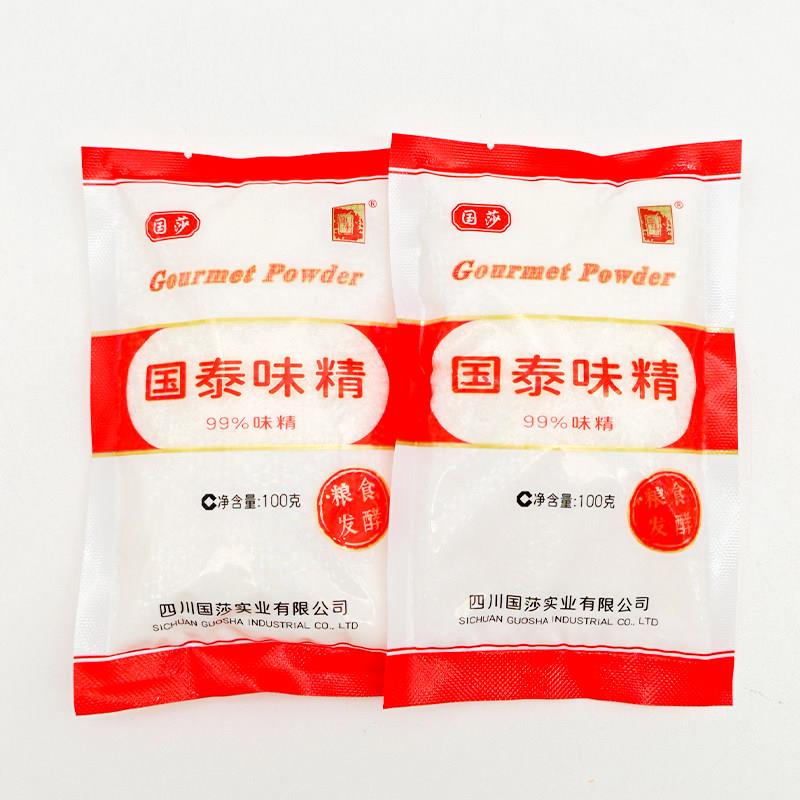 四川国泰味精100g小袋装家用无盐细晶炒菜鲜香味美炖汤餐饮调味品