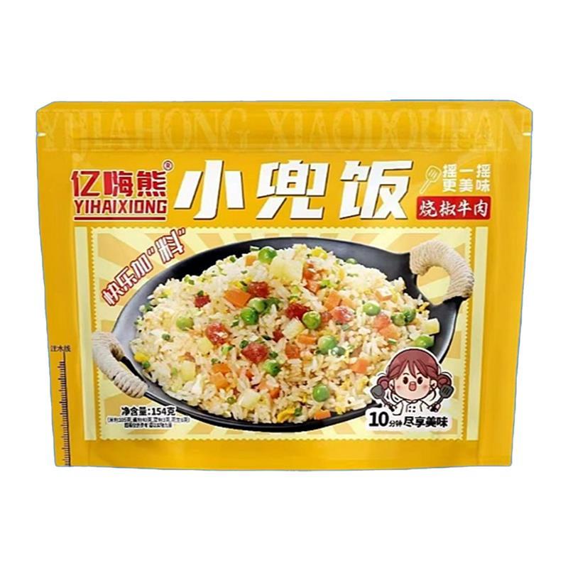 亿嗨熊小兜饭免煮冲泡速食方便米饭学生宿舍懒人夜宵盒饭多口味