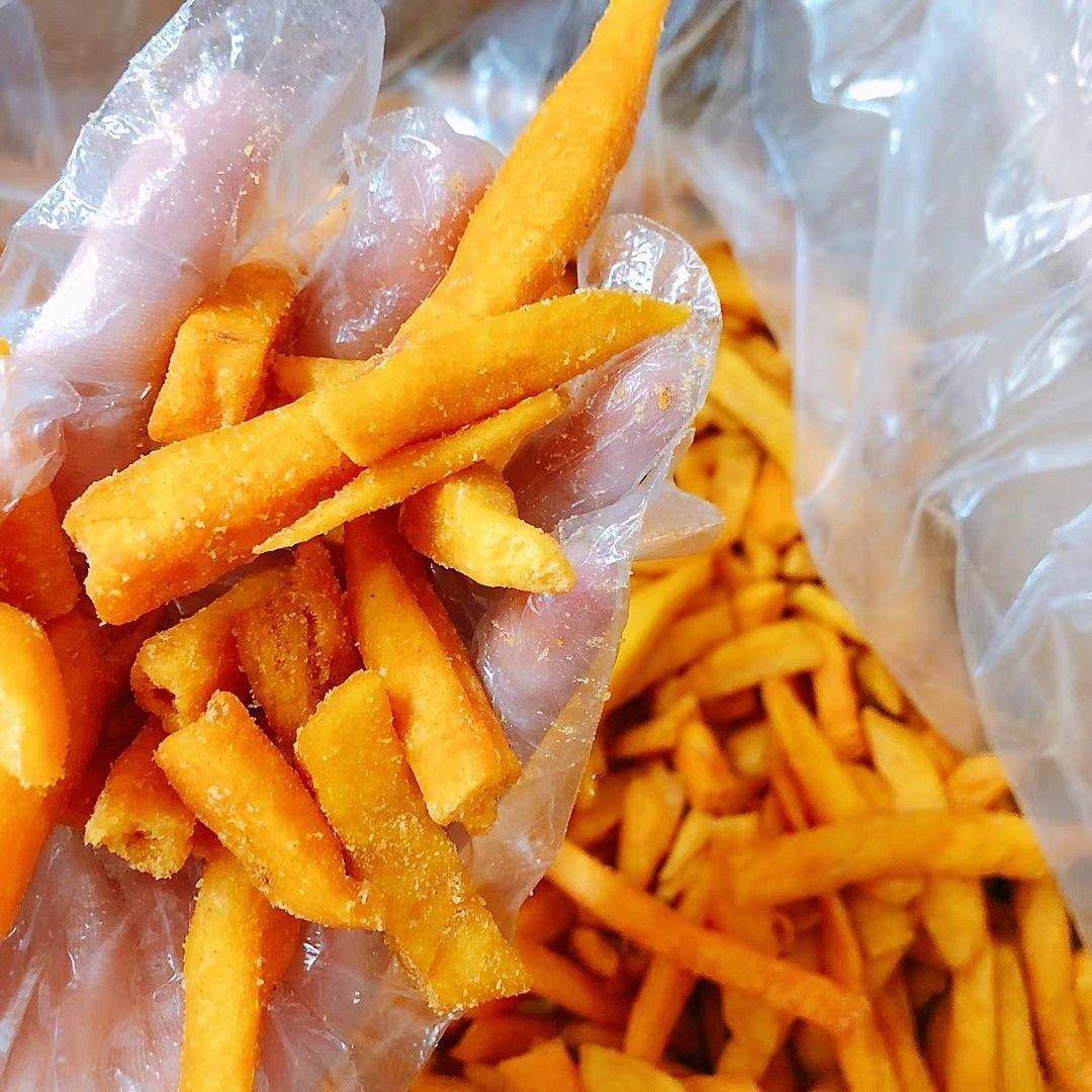 潮汕手工甘梅地瓜条250g休闲零食 红薯干脆薯条网红美食包装