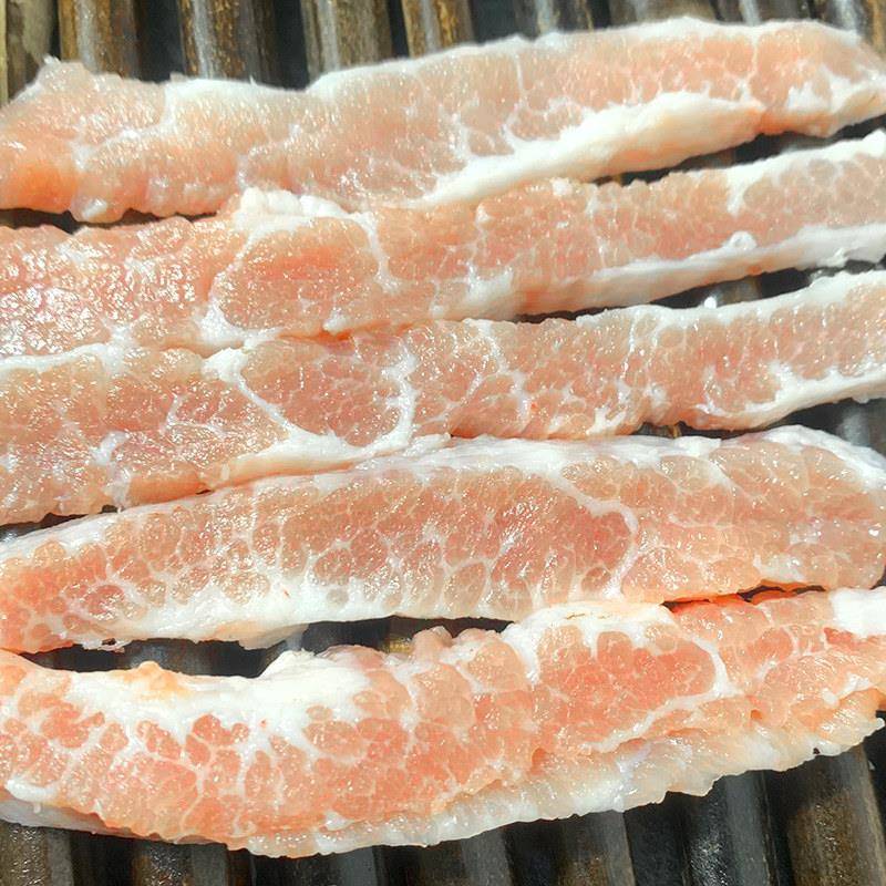 新品3斤新鲜猪雪花肉5斤猪颈肉 肉青 精修黄金六两肉 烤肉火锅