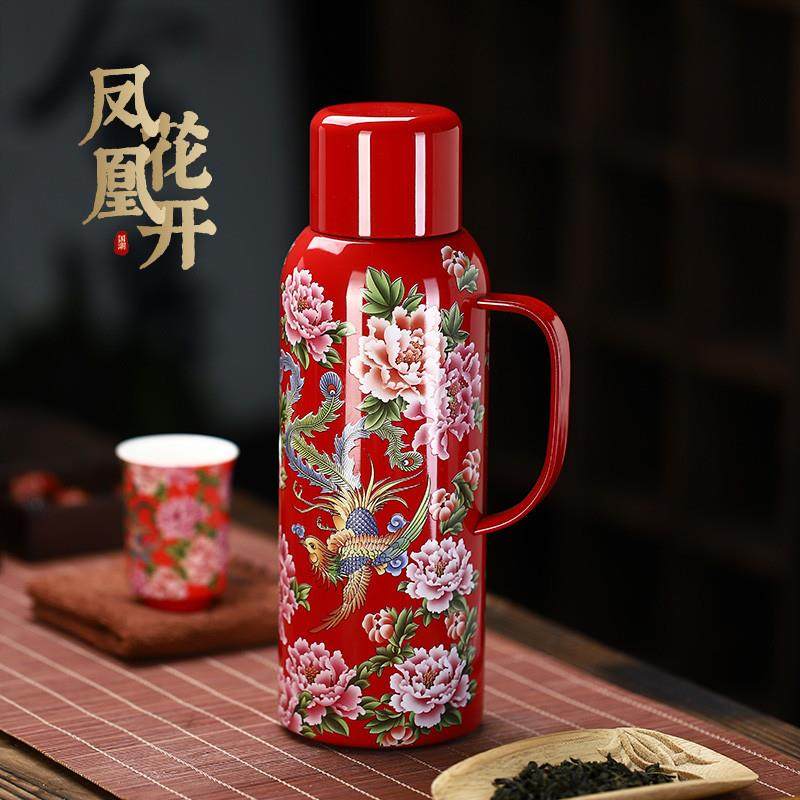 推荐东北大花袄保温杯不锈