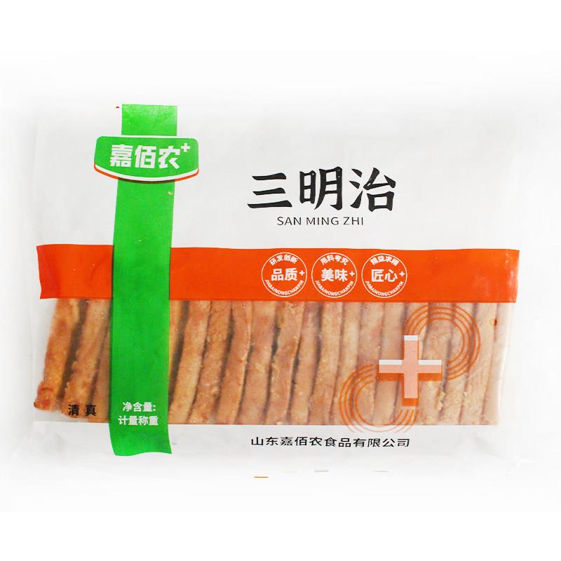 新品嘉佰农三明治片20片/包新鲜油炸烧烤食材半成品休闲小吃家用