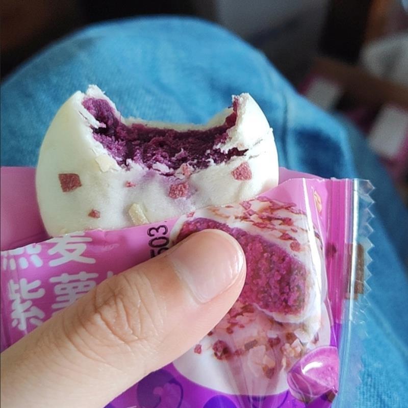 新货比比赞燕麦紫薯饼酥香软糯糕点面包整箱宿舍休闲解馋零食品