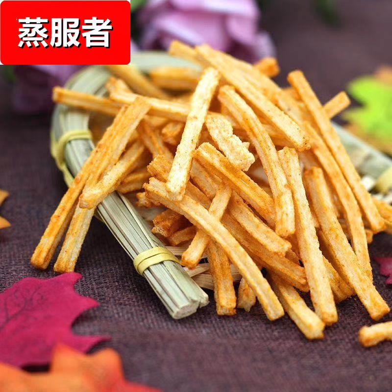嫚食光脆烤甘薯薯条散称零食豆香锅巴750g|盒包邮童年回忆小包装
