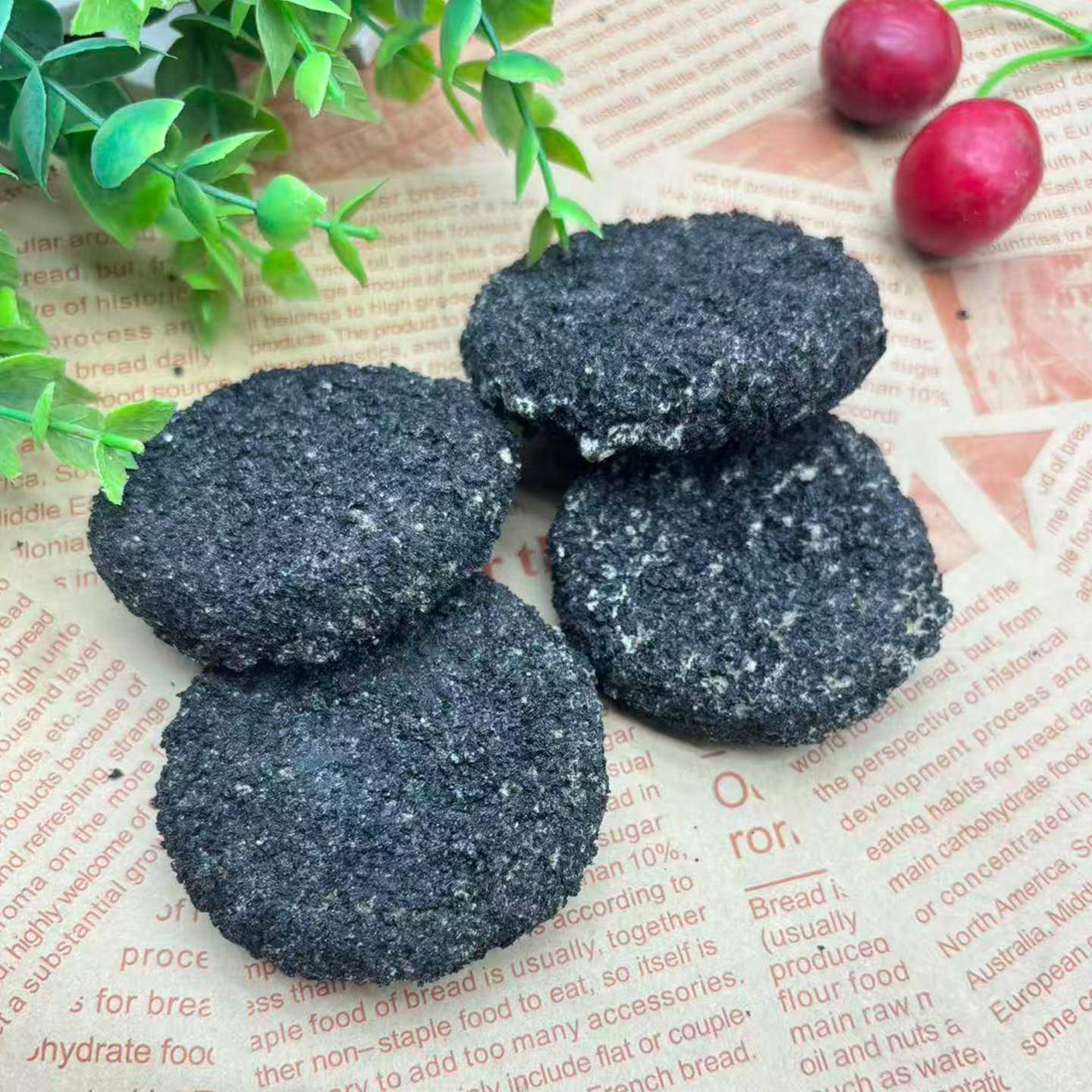 新品黑金爆浆汉堡饼蛋黄芝士风味商用油炸裹粉鸡肉饼冷冻半成品