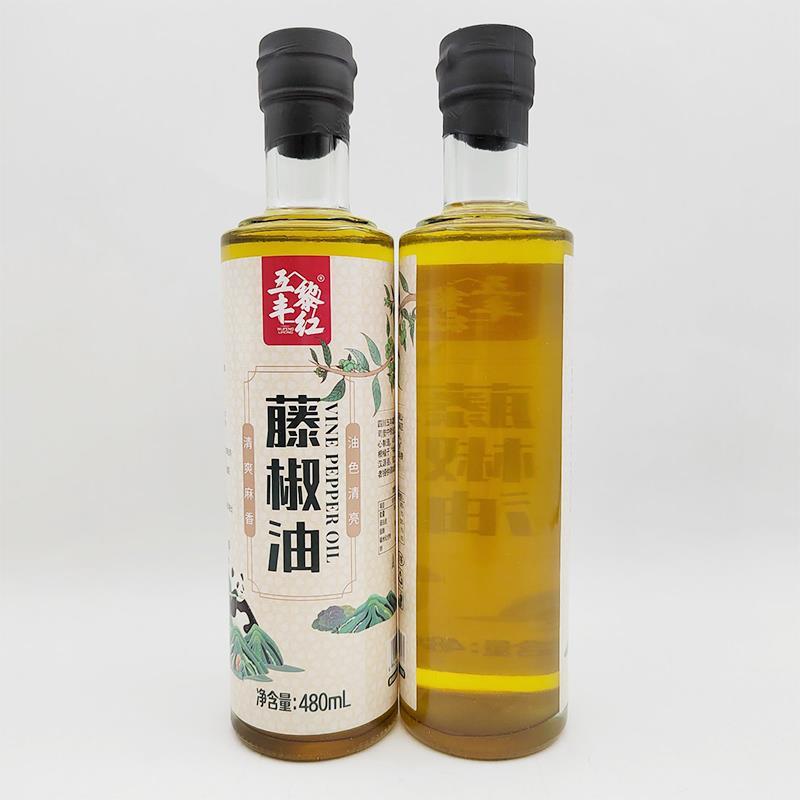 五丰黎红藤椒油480ml小瓶装家用四川汉源藤椒麻椒油青花椒油