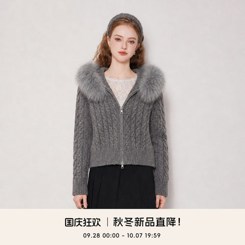 COCOBECCI套头连帽开衫