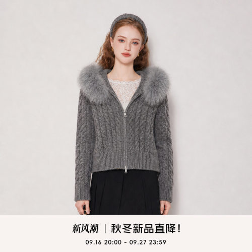 COCOBECCI套头连帽开衫