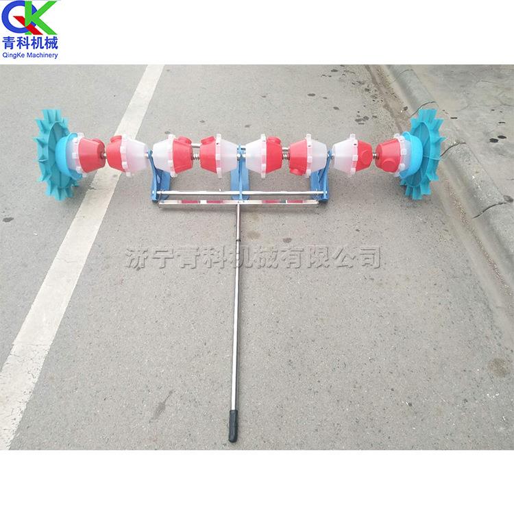 小型手推式水稻直播机不锈钢农田点播机机油菜玉米可调节播种机