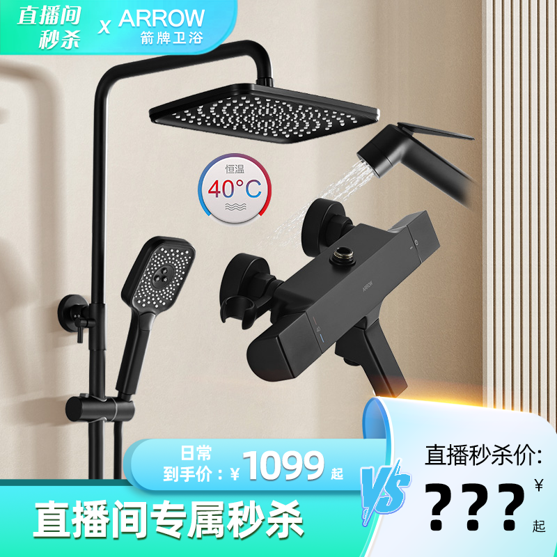【直播间秒杀】箭牌卫浴普通花洒套装AE3480SHA-1