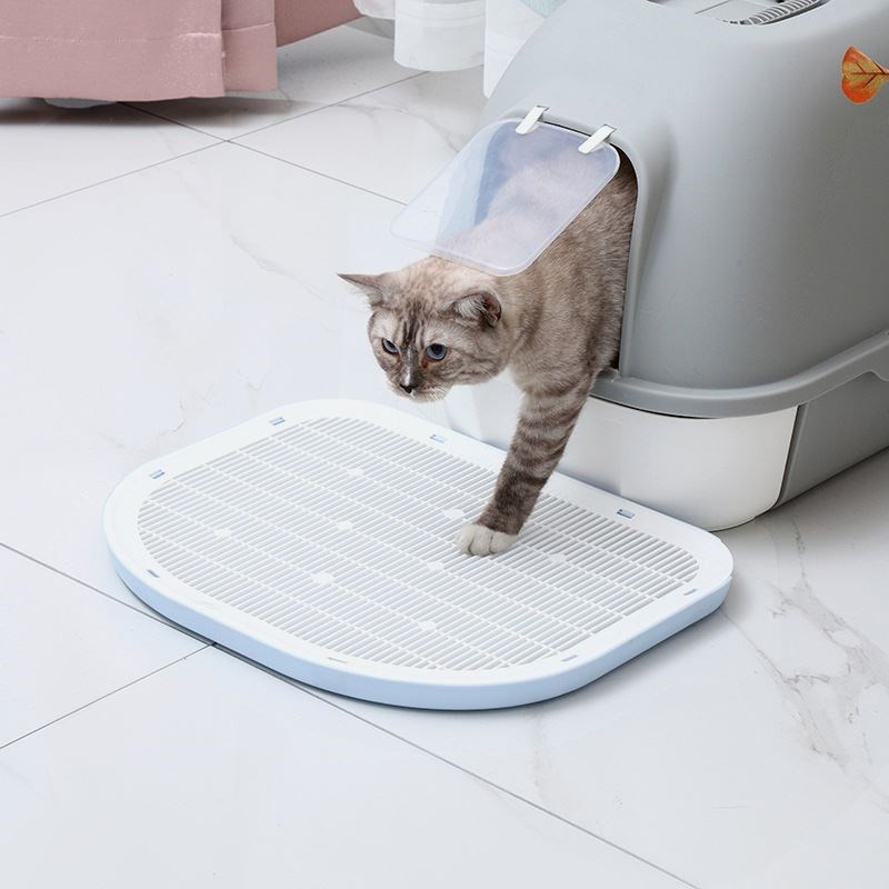 猫砂垫防带出外溅双层猫砂盆厕所垫子大号垫蹭脚猫咪垫子宠物用品