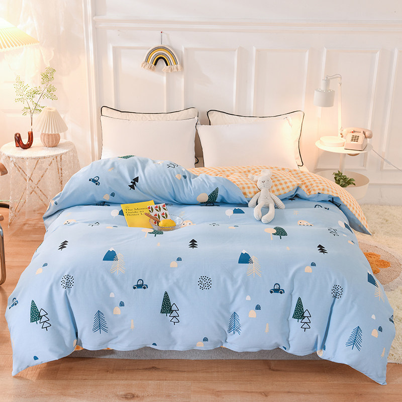 加厚纯棉磨毛被套单件100%全棉冬季单人学生宿舍被罩双人200x230,床上用品,被套,淘宝优惠券,粉丝福利购,淘宝优惠卷