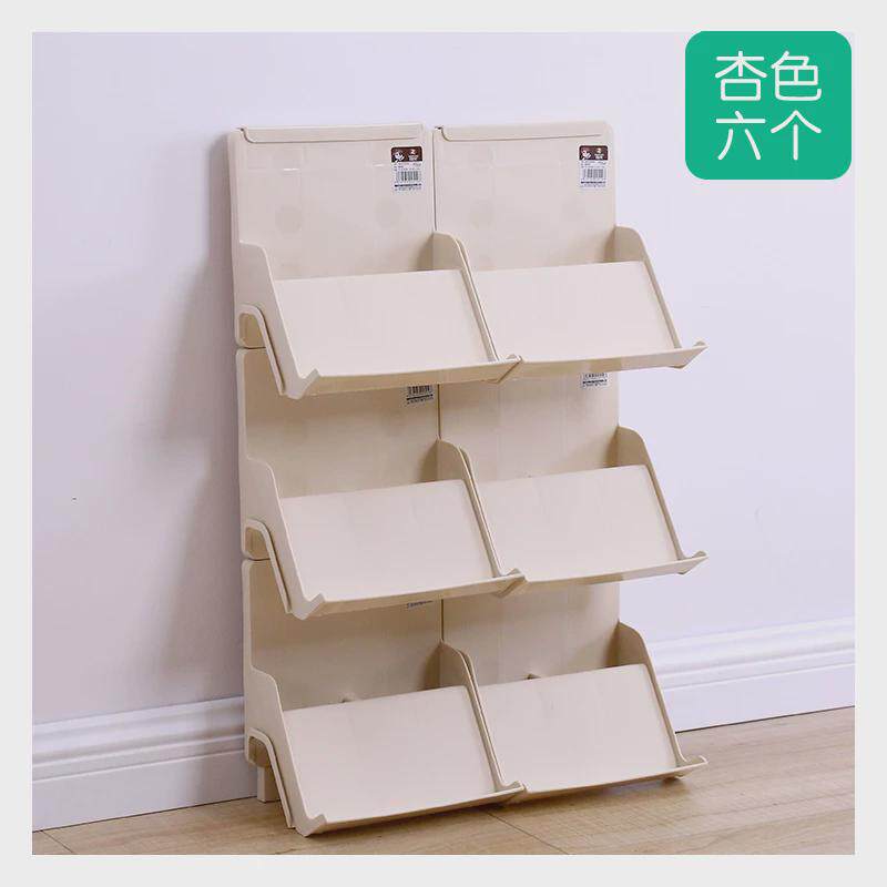 新款w7塑料鞋托可叠加鞋架简易门口家用多层宿舍收纳鞋架分层整理