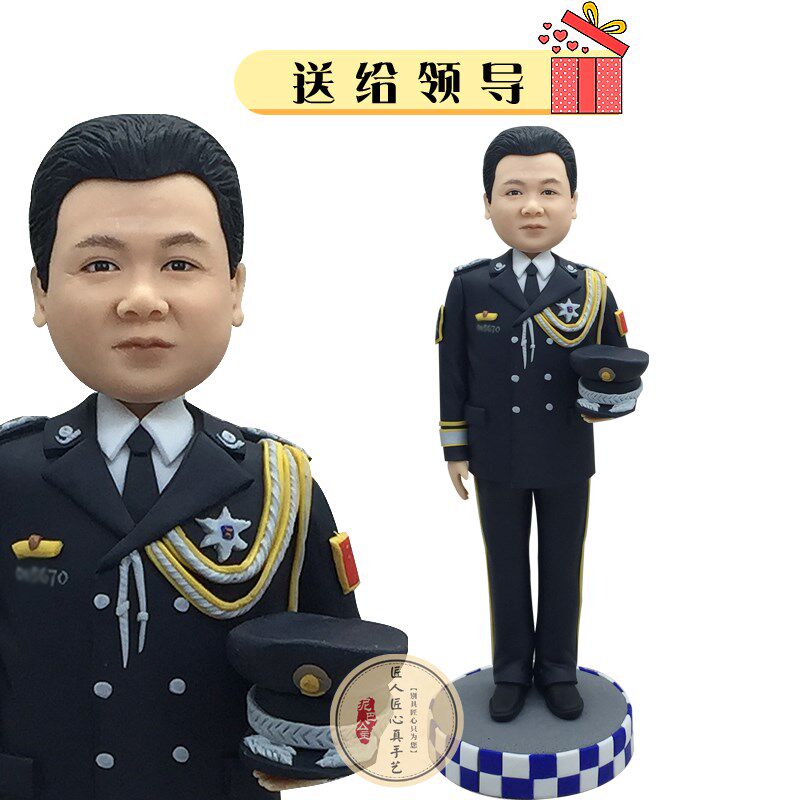 真人像照片diy生日结婚礼物软陶人偶定制捏泥人公仔蜡像玩偶泥塑