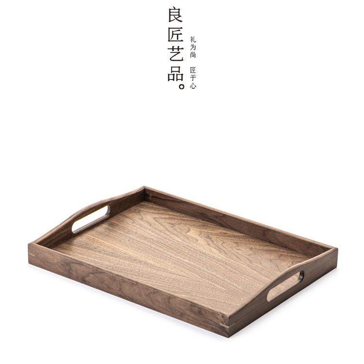 胡桃木实木茶盘家用客厅茶台托盘长方形茶具收纳盘子茶盘茶具定制,餐饮具,茶盘,淘宝优惠券,粉丝福利购,淘宝优惠卷