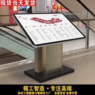商场总平面图楼层导视索引台立式导视牌落地导览图户外导向指示牌