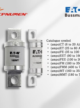 bussmann IEC熔断器 100/200FEE 200kAIC 690V 微动开关/适配器