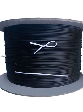 黑色扎线机2MM宽1000米铁线扎带PVC  带轴包塑镀锌铁丝包胶线