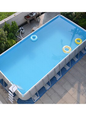INTEX26790 户外野营长方形管架水池戏水泳池养鱼池地上游泳池