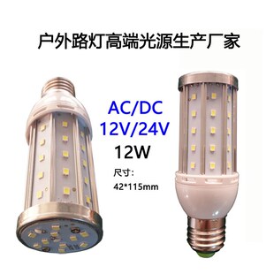 超亮低压AC/DC12V-24V铝壳玉米灯无灯罩12W15W20W30W40W50W60W80W