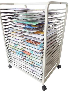 4K8KA2A3晾画架丝网4开8开晒画架晒干架多层晾画架美术画室