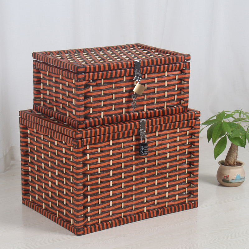 收纳箱可上锁密码锁收纳盒带锁的箱子储物箱整理箱装零食箱子加锁,收纳整理,收纳箱,淘宝优惠券,粉丝福利购,淘宝优惠卷