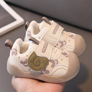 新款秋季男宝宝女鞋子0一1-3岁半学步鞋软底婴儿春秋防滑小童单鞋