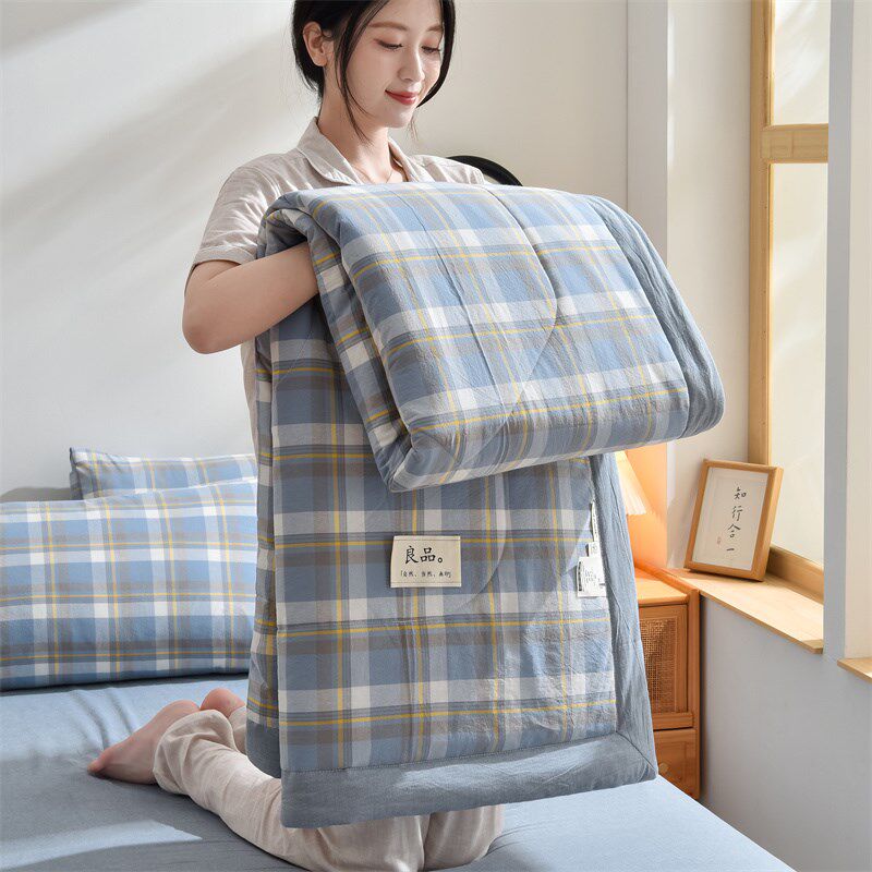 纯棉花夏被双人夏凉被可机洗水洗夏天薄被子被芯单人夏季空调被,床上用品,棉花被,淘宝优惠券,粉丝福利购,淘宝优惠卷