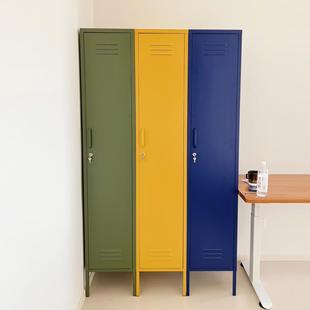 夹缝收纳柜单门铁皮衣柜阳台客厅卧室窄置物柜边柜收纳柜立柜窄柜