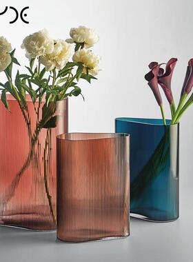 Nude努德土耳其进口欧式手工水晶玻璃花瓶创意客厅样板房摆件设计