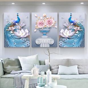 中式餐厅装饰画现代简约饭厅饭店包间挂画包厢大厅墙面创意墙壁画