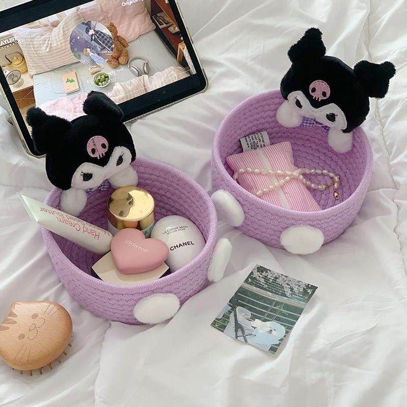 可爱的收纳物~可爱的编织收纳篮家用杂物收纳篮零食收纳篮床化妆,收纳整理,收纳筐,淘宝优惠券,粉丝福利购,淘宝优惠卷