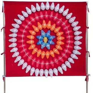 游乐园地摊打靶打气球靶布夜市摆摊专用设备背景布扎气球飞镖板