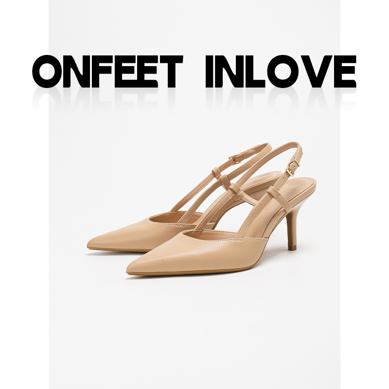 On feet& in love法式高跟鞋女2025新款仙女风时尚细高跟凉鞋女