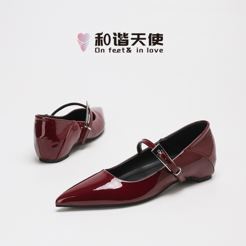 新款玛丽珍鞋四季时尚气质尖头