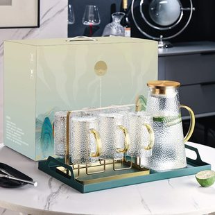 具 耐热具新杯茶杯居用品礼盒茶具乔迁水送礼家用喝水杯子杯子套装
