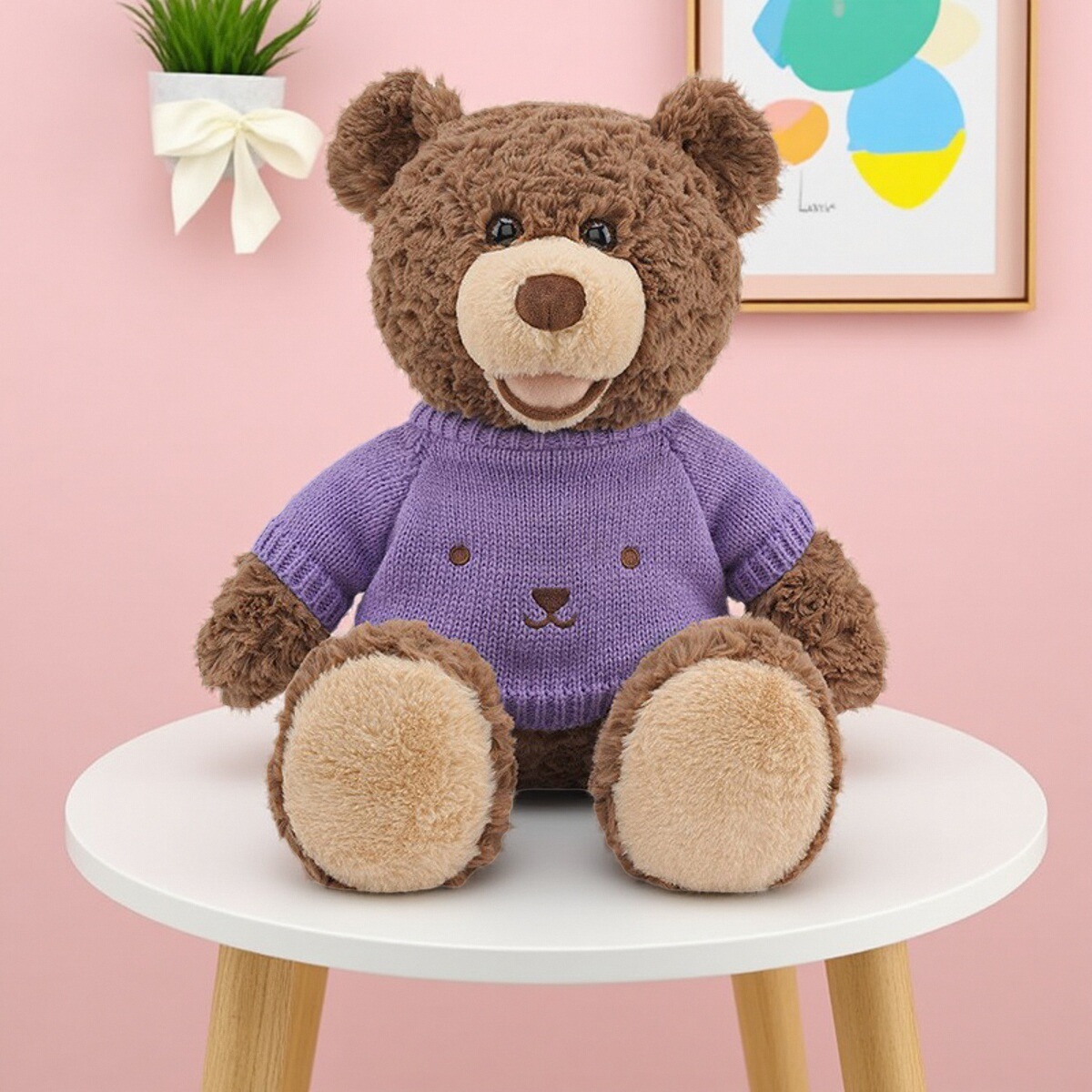 抱抱宝贝毛衣泰迪熊玩偶毛绒玩具