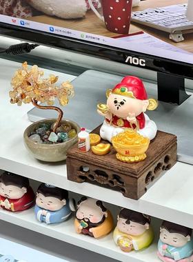 各路神仙摆件五路财神爷欢喜福气14位玄学贡品月老办公桌装饰礼物