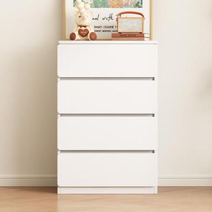 卧室斗柜极窄30cm床尾收纳柜超薄五斗柜实木六斗柜25cm