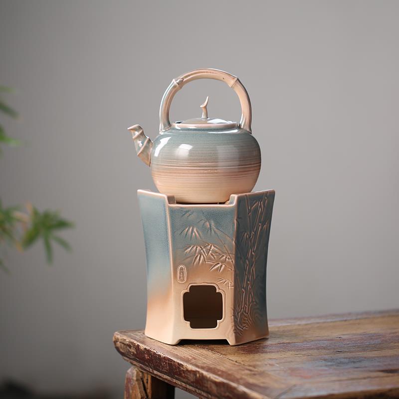 炭炉底煮茶炉烧水煮茶炭电两用陶炉风炉功夫茶炉提梁大容量烧水壶