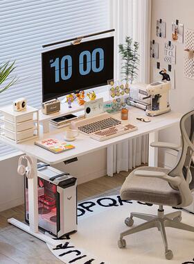 乐歌E2S电动升降桌学习课桌站立移动办公书桌电脑台式桌升降书桌