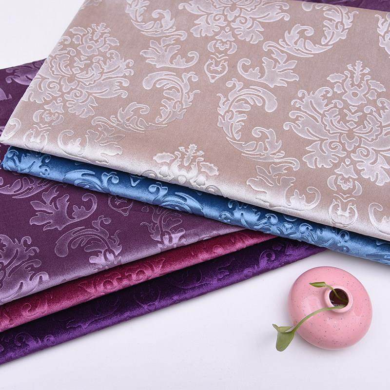 压花金丝绒印花加厚素色沙发布料面料欧式软包背景短毛绒法兰绒布,居家布艺,海绵垫/布料/面料/手工diy,淘宝优惠券,粉丝福利购,淘宝优惠卷