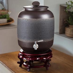 纯净水桶茶机储水缸家用存水饮水机带龙头陶瓷冷水壶功夫茶抽水器