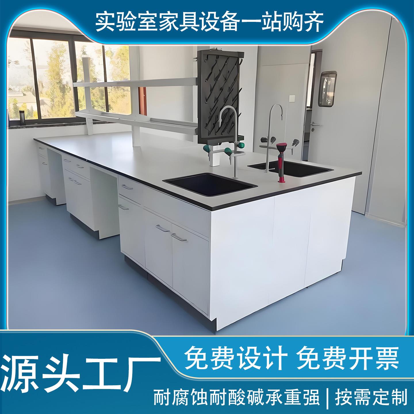 定制实验室实验台钢木工作台化学实验桌子化验室试验台边台中央台