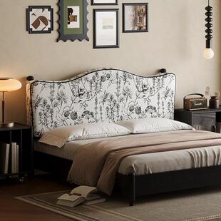 熹芸欧式床头靠垫新款可拆洗靠背软包床头罩保护套覆古风加厚靠枕